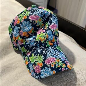 Lilly Pulitzer & Disney Floral Cap - Black, Blue, Pink, Green